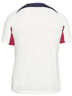 Paris Saint Germain maglia da calcio pre-partita da allenamento uniforme da calcio maglia da calcio sportiva bianca da uomo 2023-2024